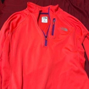 North Face running pull over